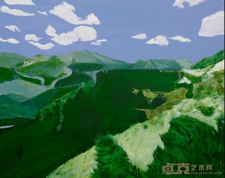 西太行风情•五 张婷 100X80cm 2020年 布面丙烯