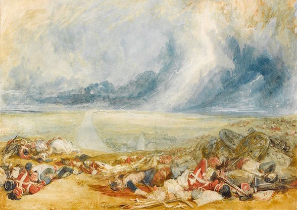 特纳，《滑铁卢战役（（The Field of Waterloo））》，1817年