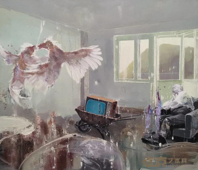 《美丽生活之三》 布面油画 150×130cm 2020年 布面油画