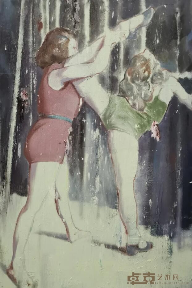 《美丽生活之十》 毛艳阳 90×60cm 2020年 布面油画