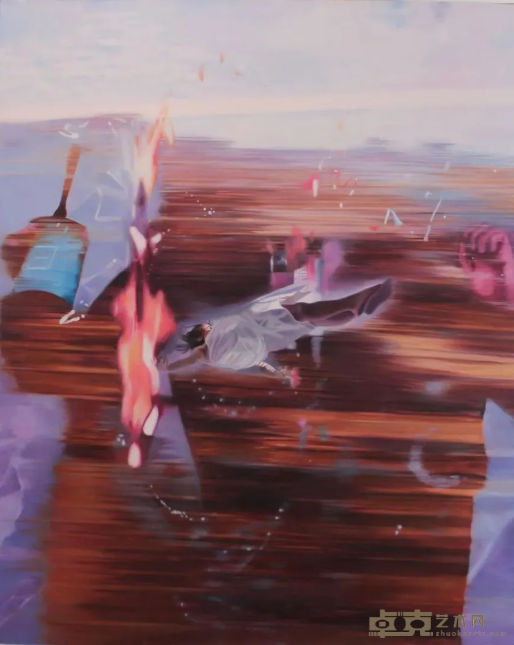 《火种》 文廣 110x90cm 2020 布面油画