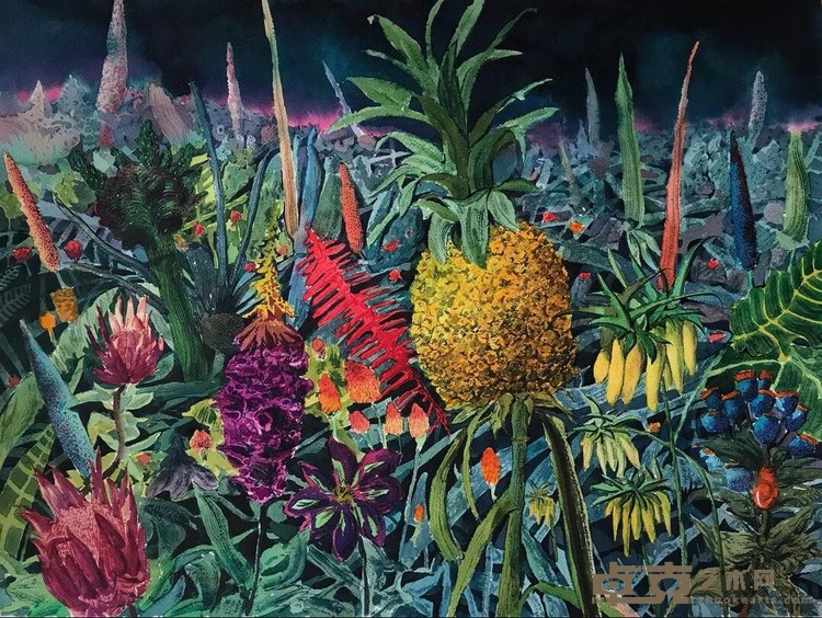 花花世界-自由生长 周扬 46x61 2018