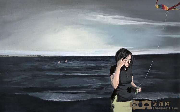 海滩1号 宋宛瑾 60×80cm 2020 布面丙烯