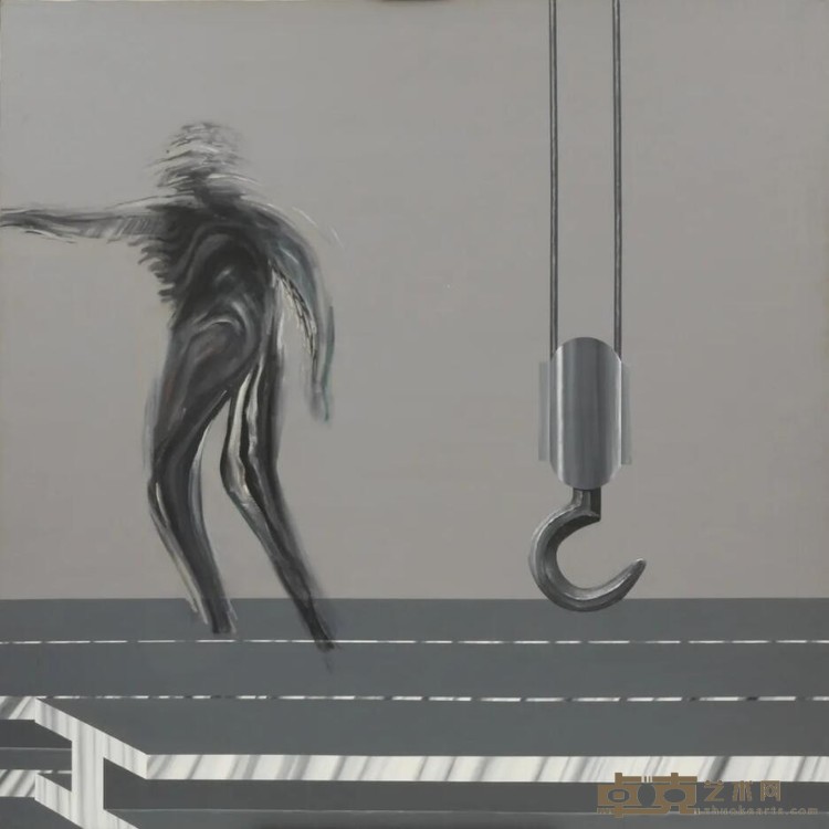 《工人》 夏阳 183x183cm 1971 压克力
