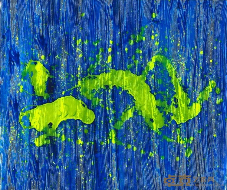 《“忘忧岛”当你看的再久一些》 初劭玮 100×120cm 2020 丙烯油画着色卡纸亚克力