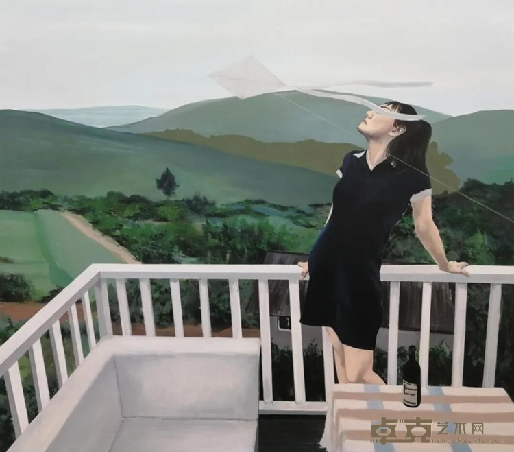 夏天系列6 宋宛瑾 80×90cm 2020 布面丙烯