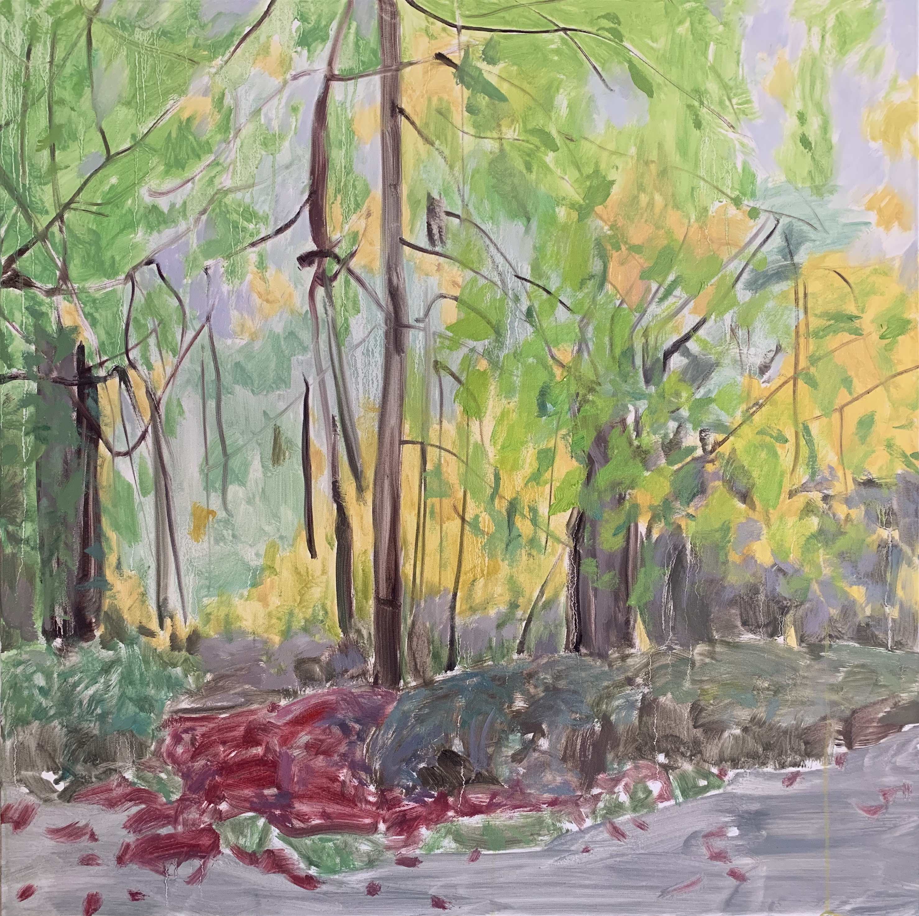 《秋韵系列NO.12》91x91cm
