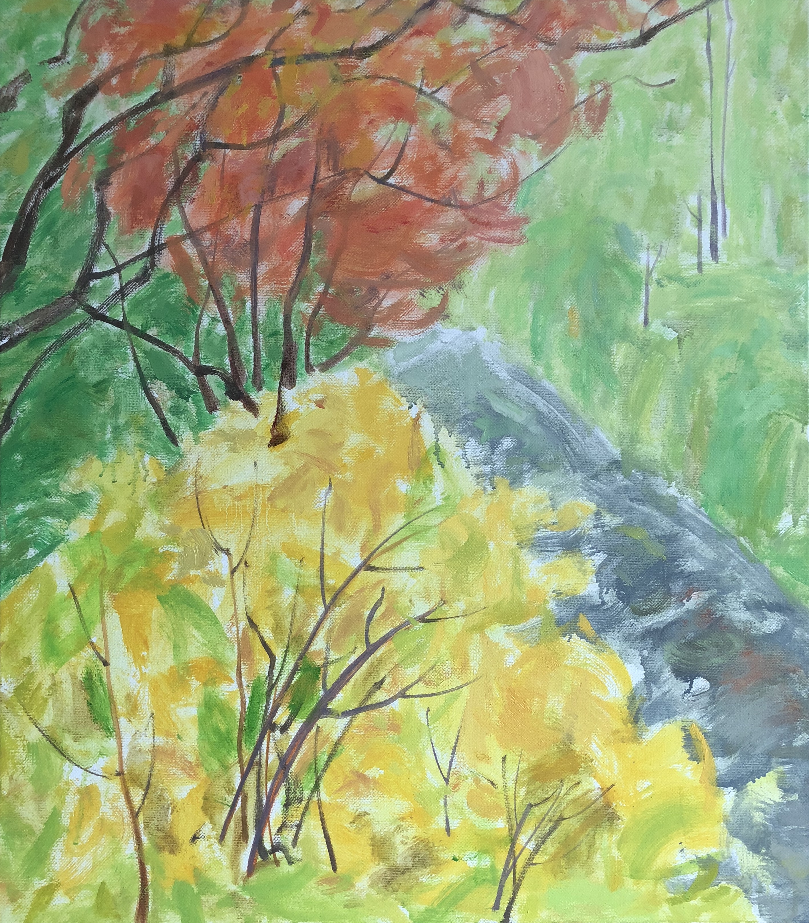 《秋韵系列NO.10》80x80cm