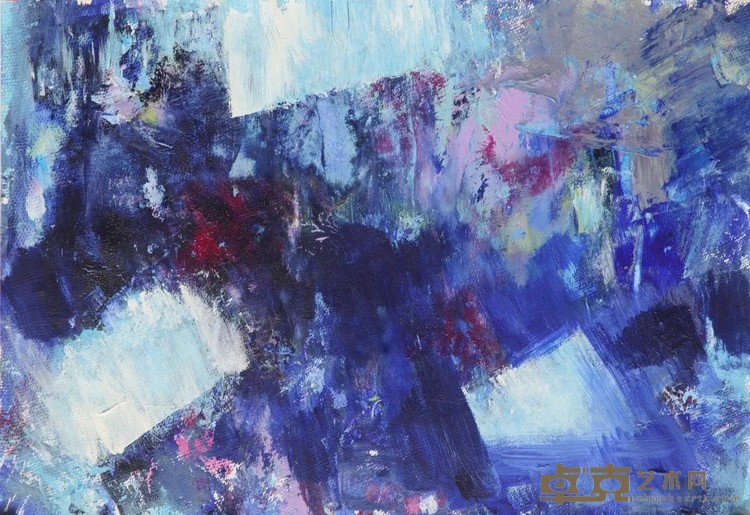 《爱琴海2020》 雪凌 38x54cm 2019-2020年 油画