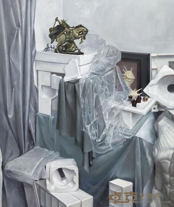 《骑士乐园》 尚超 100x130cm 2019 布面油画