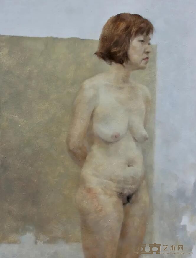 《人体写生》 刘琰 60x80cm 2019 布面油画