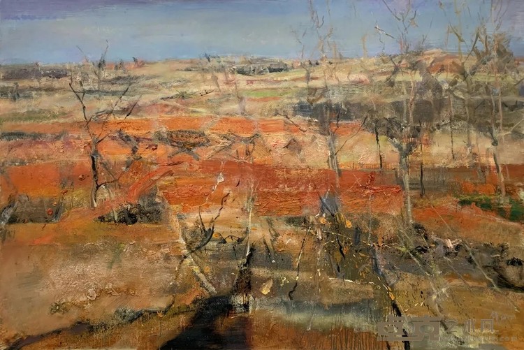 《大地3》 杨参军 200x300cm 2012年 布面油画