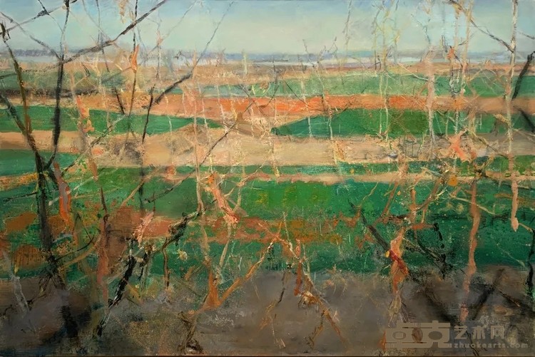 《大地1》 杨参军 200x300cm 2012年 布面油画