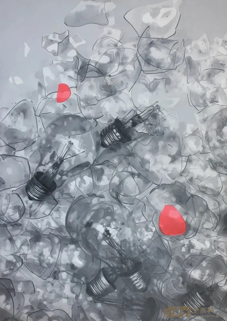 《晚宴NO.12》 铁心 180x130cm 2018年 布面油画