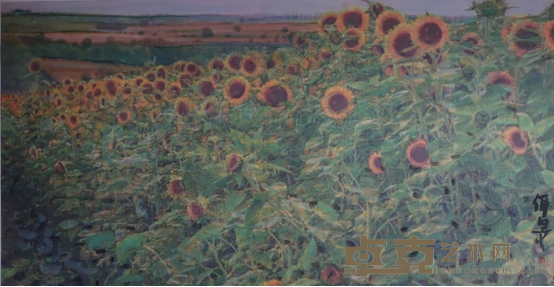 《要有光系列——葵园》 杨佴旻 68x136cm 2020年