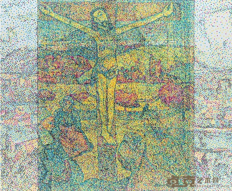 《后印象主义绘画》 杨冕 265x156cmx2 2016年