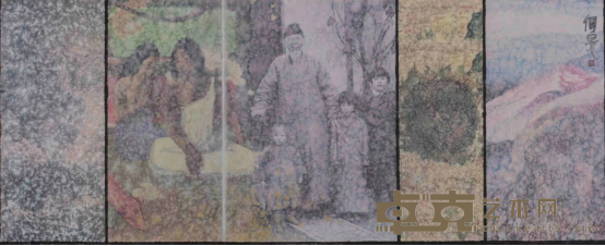 《我们从这里来》 杨佴旻 144.6x366.5cm 2019年 纸本设色