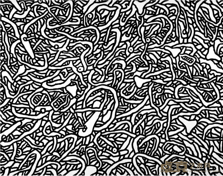 《自行车》 顾雄 168cm x244cm 1994年 布面丙烯