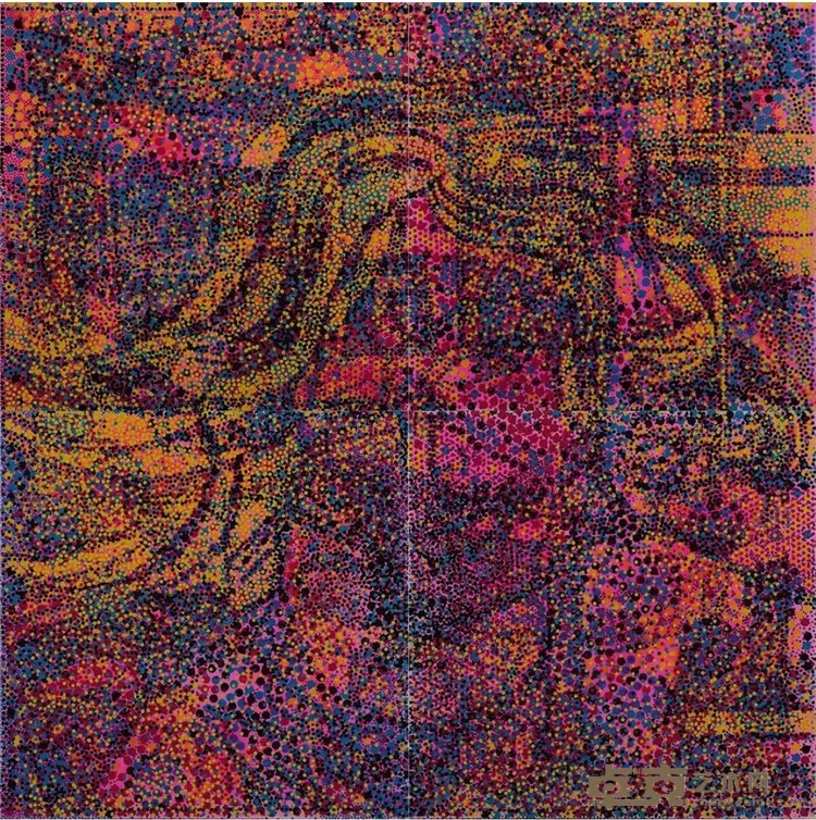 《波普艺术之二》 杨冕 120x120cmx4cm 2017年
