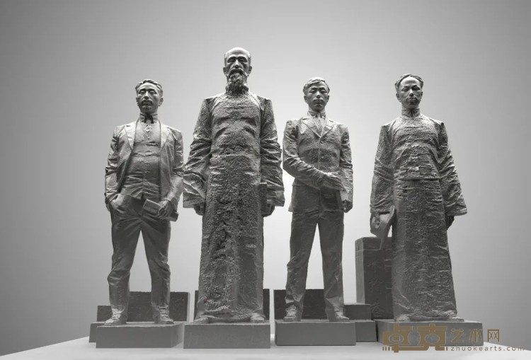 《先行者·安徽公学》 汪玉峰 350x450x150cm 2015年 雕塑