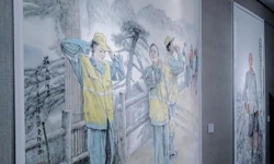 艺道回眸——杨国新绘画作品展在时代美术馆隆重开幕