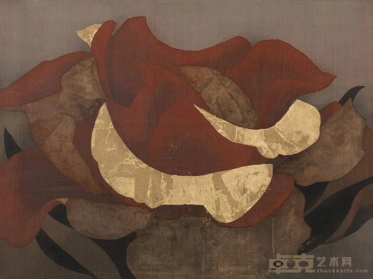 《暗中的宝物》 谢爱 60x80cm 2020年 绢本设色