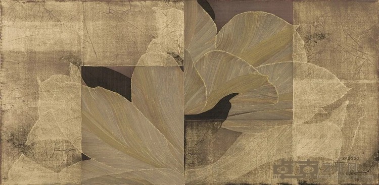 《全荣耀之上必有遮蔽No.2》 谢爱 33x66cm 2020年 绢本设色