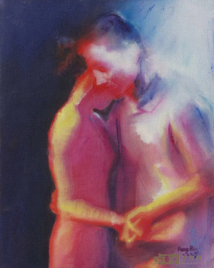 《2020-1》 冯斌 60x48cm 2020年 丙烯，亚麻布