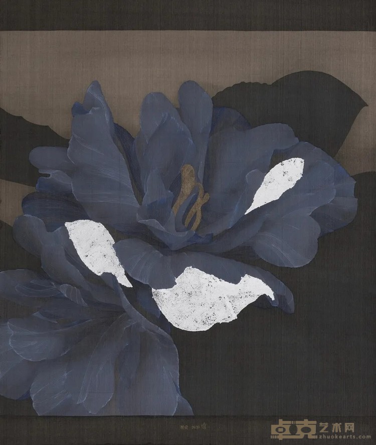 《内住的灵》 谢爱 52x62cm 2021年 绢本设色