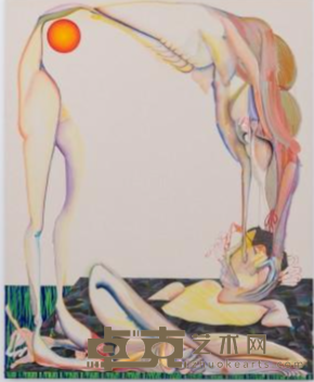 《Tha Devil's in Tha Details》 克里斯蒂娜·夸尔斯 157.5x127cm 2019年 Acrylic on Canvas