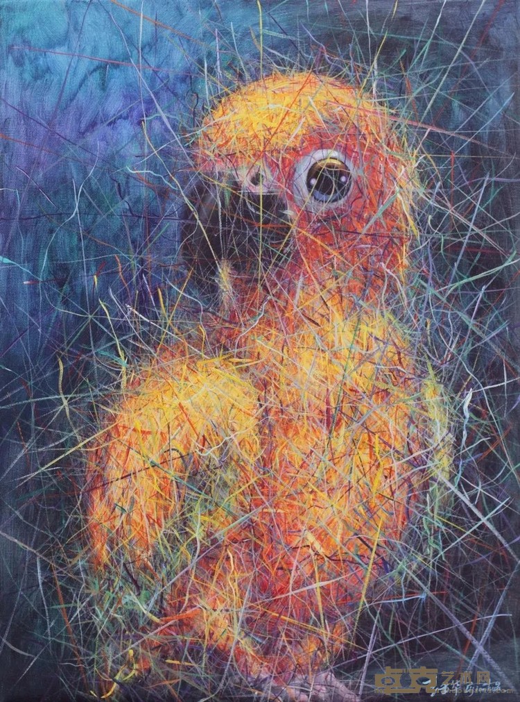 《嗨，我帅我骄傲》 李建华 60x80cm 2019年