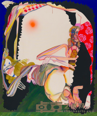 《Edge of Tomorrow》 克里斯蒂娜·夸尔斯 182.9x152.4x5.1cm 2020年 Acrylic on Canvas