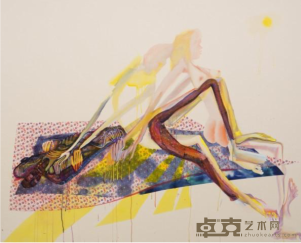 《Lay Yer Burden Down》 克里斯蒂娜·夸尔斯 182.9x243.8cm 2020年 Acrylic on Canvas