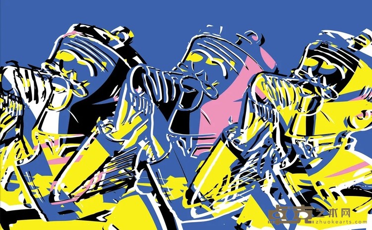 《好时光-01》 王泽 100x160 cm 2020年 压克力画布