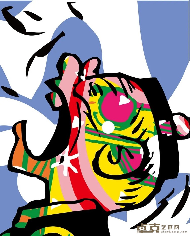 《无失效期-02》 王泽 50x40cm 2019年 压克力画布