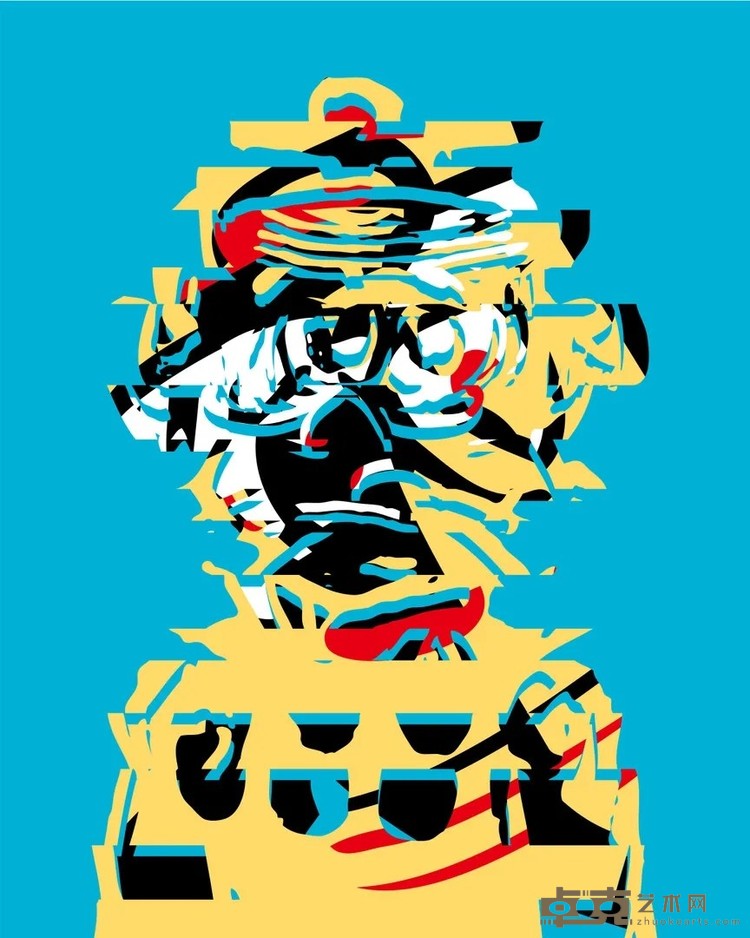 《把握当下-01》 王泽 100x80cm 2020年 压克力画布