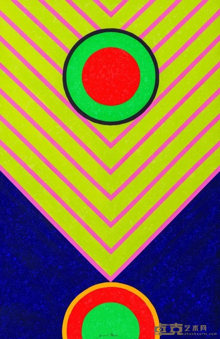 《希望之光》 萧勤 200x130cm 1964年 布面丙烯
