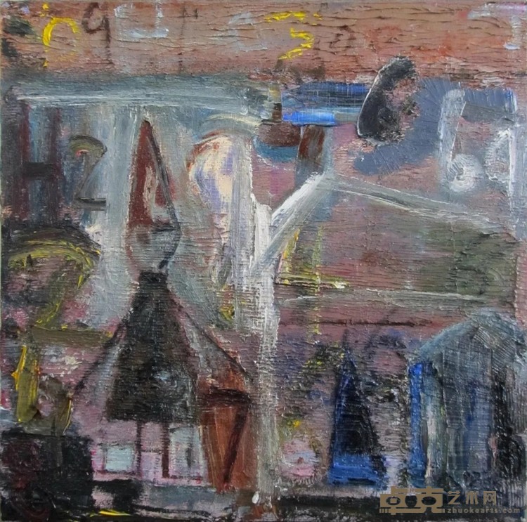 《秘境No.7》 李勇 60×60cm 2020年 布面油画