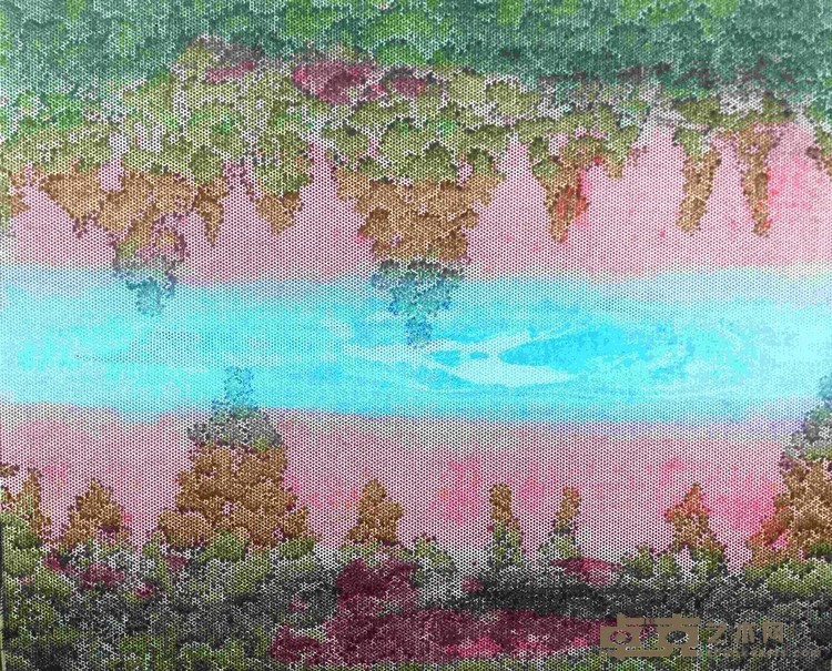 《一吨风景-新的视角》 王海龙 50x60cm 2016年 布面油画