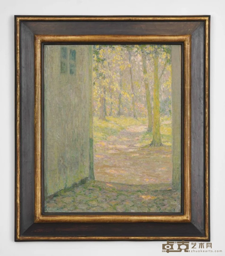 《特里亚侬的小门，凡尔赛》 亨利·勒·斯丹纳 作品：73x60厘米(283/4x235/8英寸)，画框：97.5x84.5x7厘米(383/8x331/4x23/4英寸) 1926年 油彩画布