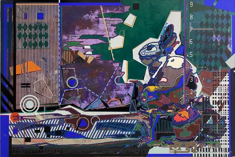 《兔子的尾巴》 贾靖 150x100cm 2020年 布面丙烯