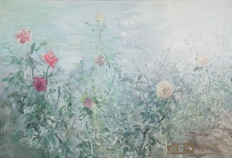 《杂花写生》 何多苓 150x100cm 2017年 布面油画