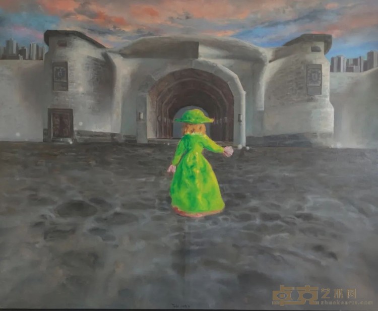 《梦幻剧场》 屠洪涛 180x145cm 2004年 布面油画