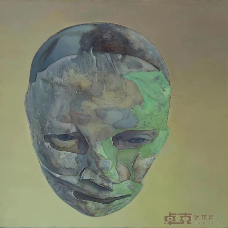 《无题》 余明 150x150cm 2021年 布面油画