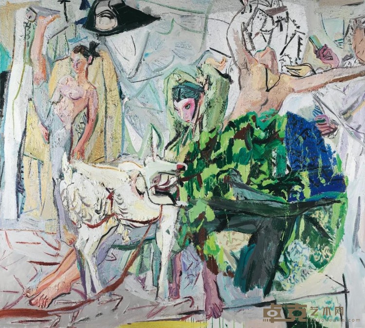 《秋风起》 闫平 180x200cm 2017年 布面油画