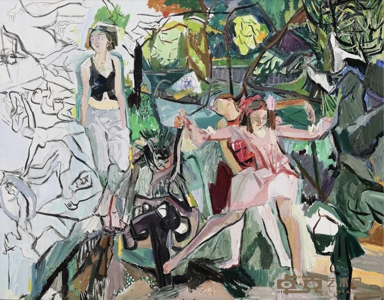 《任时光飞驰》 闫平 180x230cm 2020年 布面油画