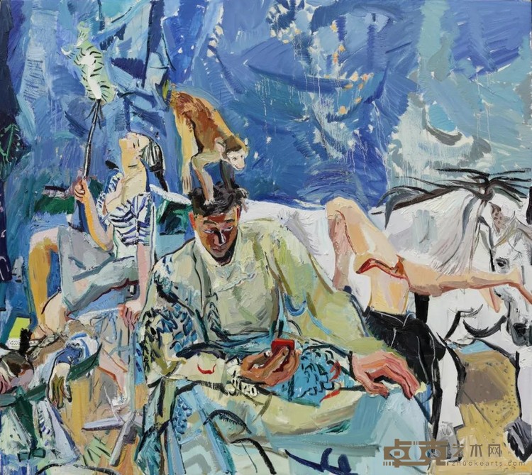 《星空和远方》 闫平 180x200cm 2019年 布面油画