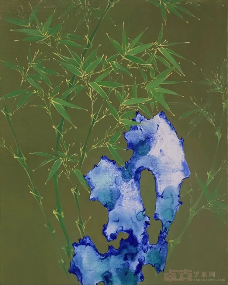 《清风徐来》 周扬 50×60cm 2019年 布面油画