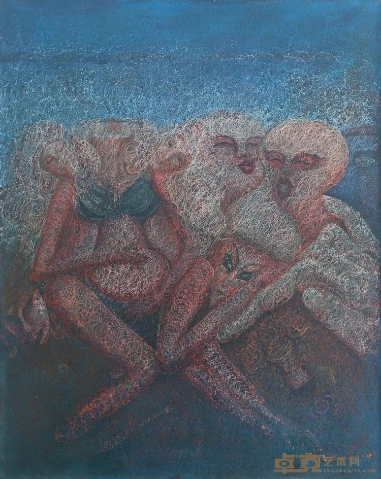 《空谷欢歌》 刘国义 100x80cm 2014年 布面油画