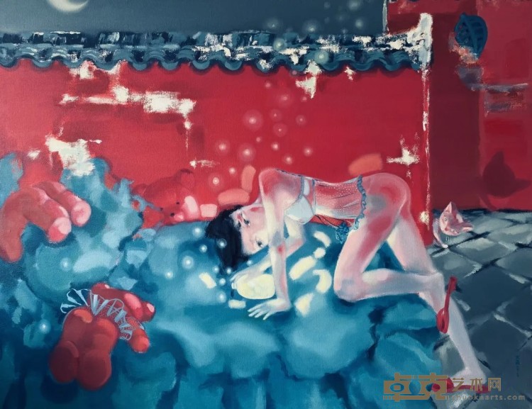 《原味人生》 王嘉 150x110cm 2010年 布面油画